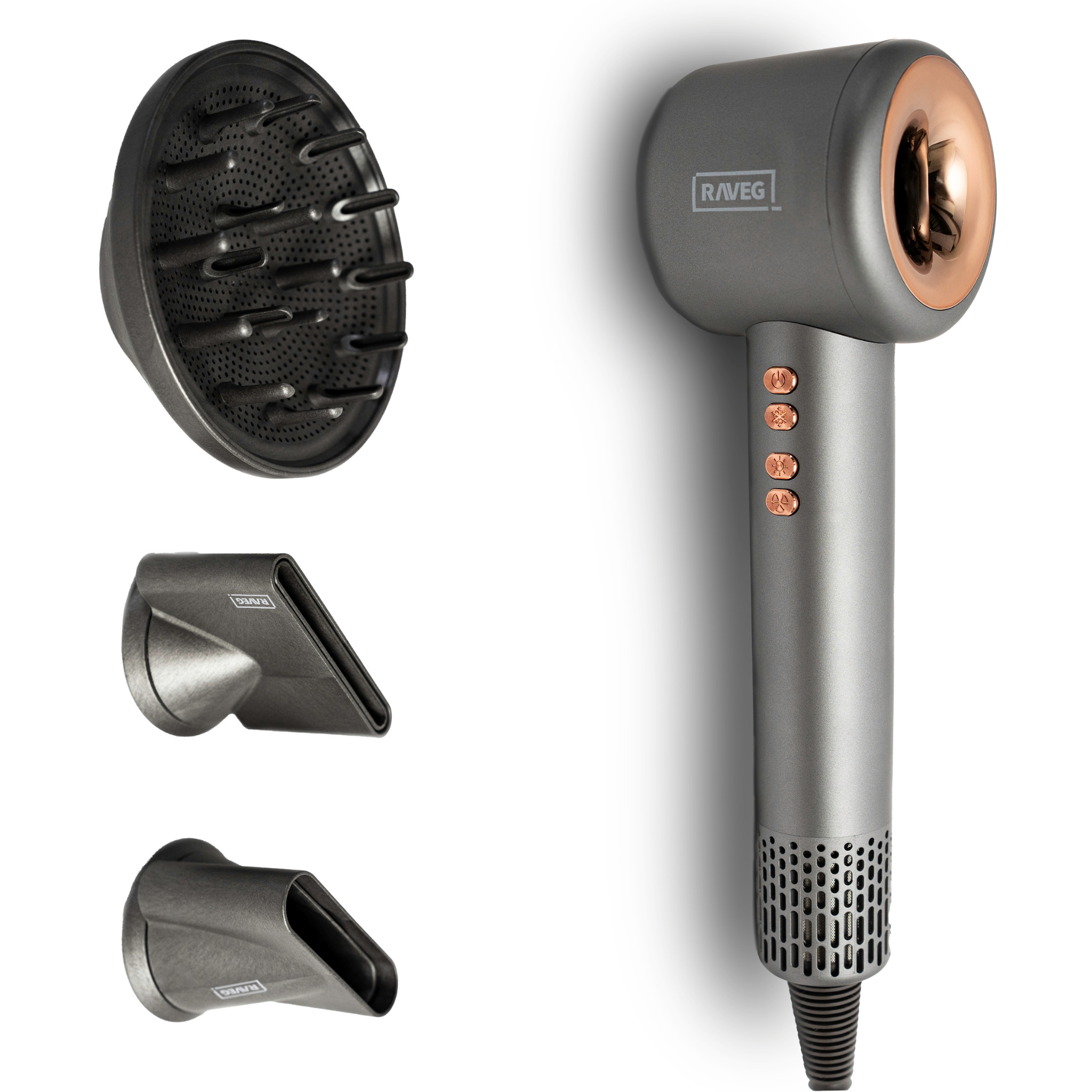 RAVEG Hyperpower ® Angor grey - Hårfön