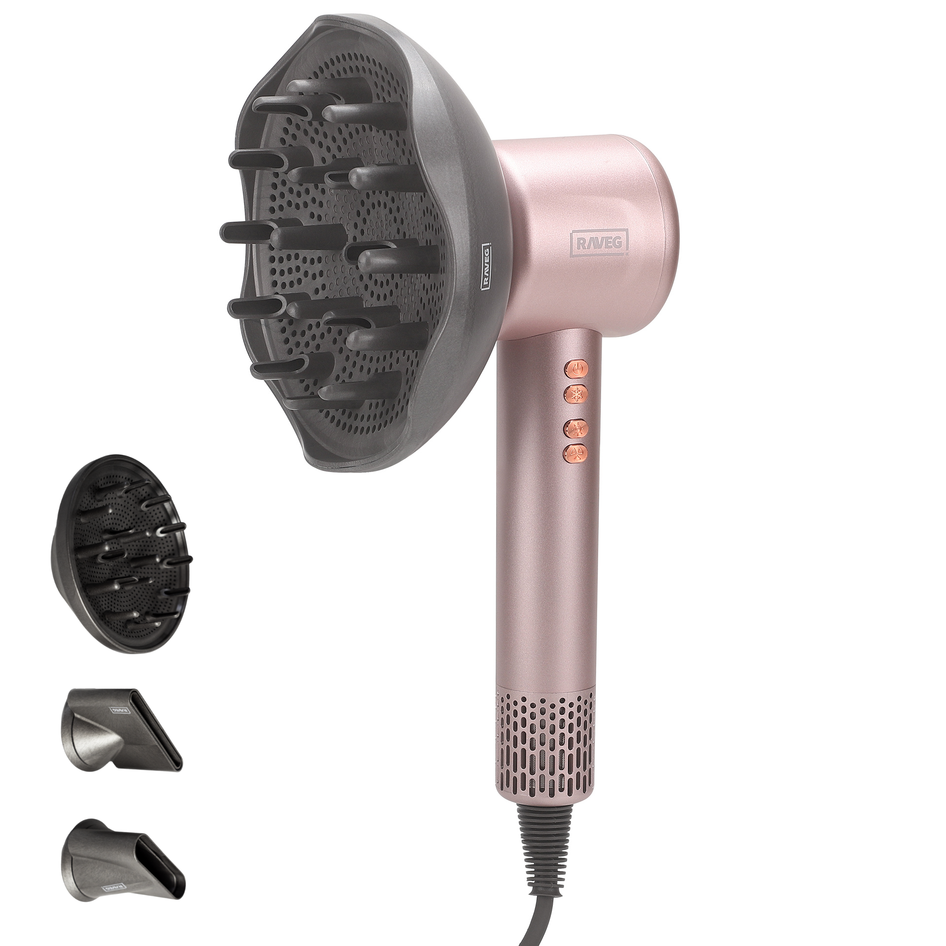 Hårfön RAVEG Hyperpower ® Rose Gold - Hårfön