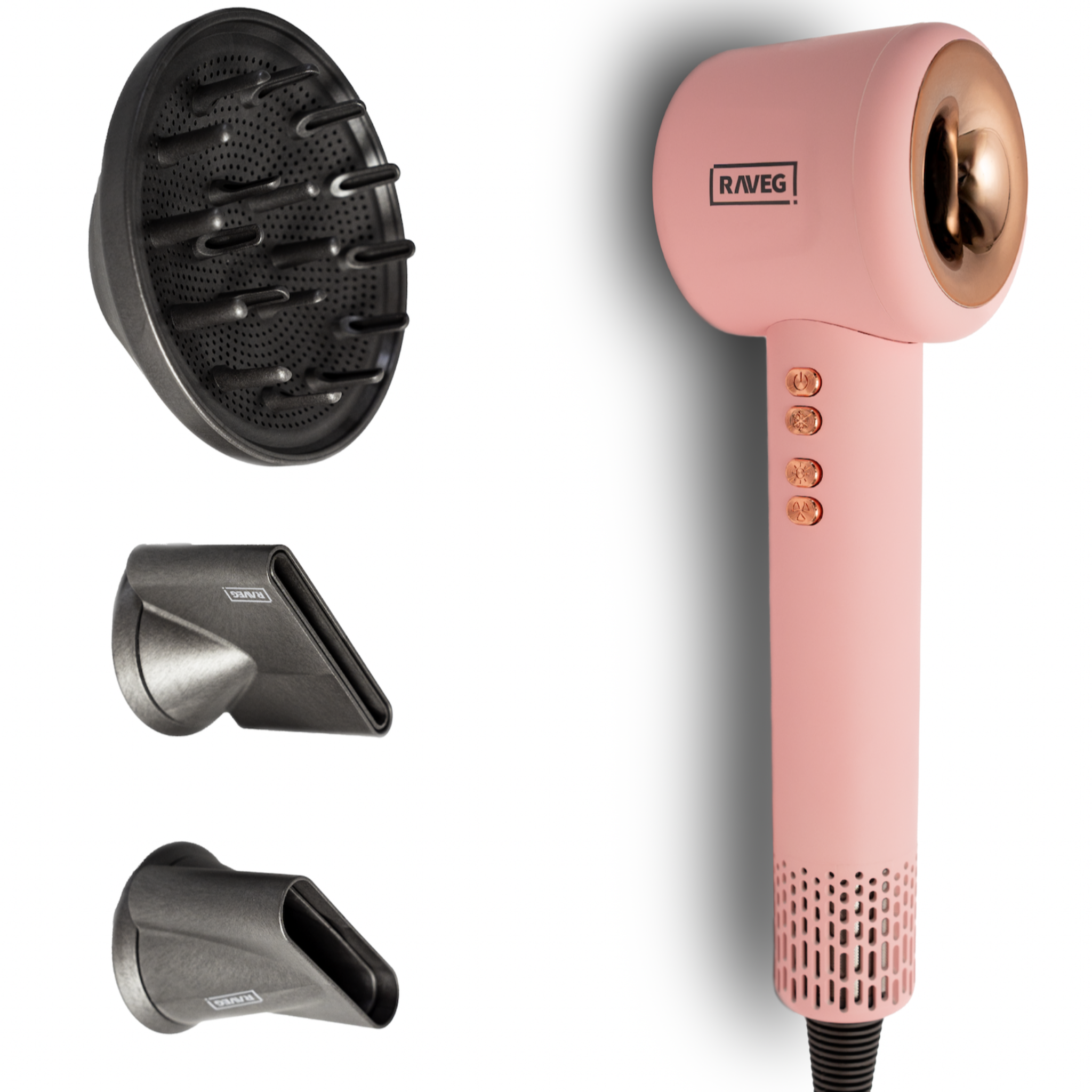 RAVEG Hyperpower ® Pink - Hårfön