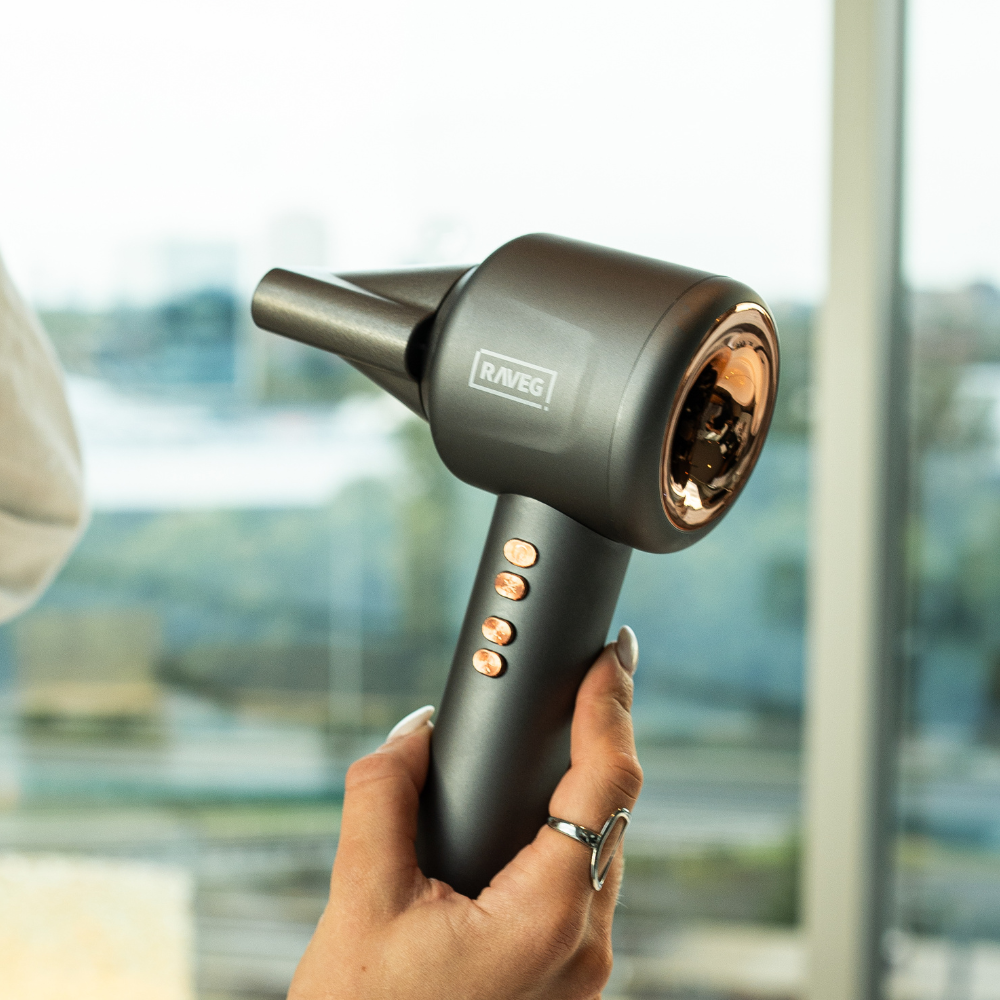 Hårfön RAVEG Hyperpower ® Angor grey - Hårfön