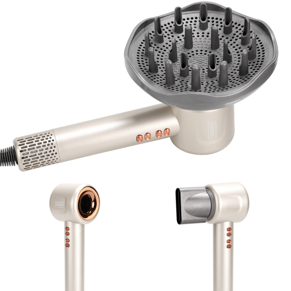 Hårfön  RAVEG Hyperpower ® Gold - Hårfön