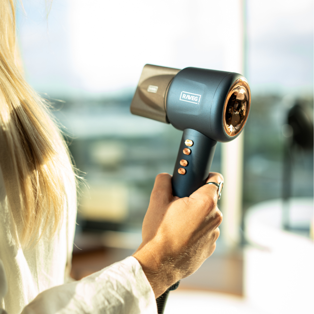 Hårfön  RAVEG Hyperpower ® Navy blue - Hårfön